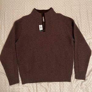 LL Bean Waterfowl Sweater - Medium (Dark Cinder)